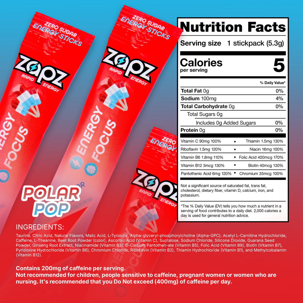 ZAPZ Polar Pop Sticks Lifestyle 1