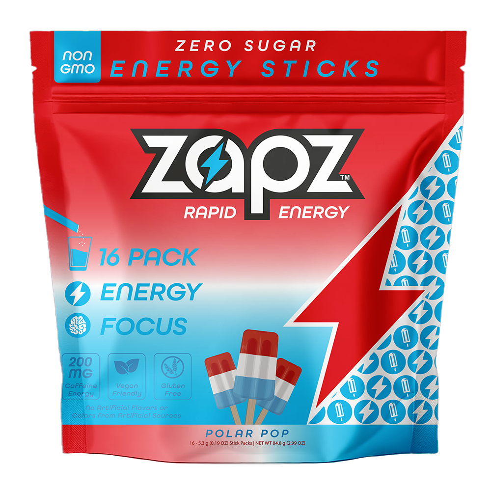 ZAPZ Energy Sticks — Polar Pop 16 pack