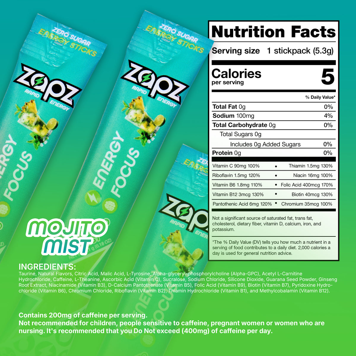 ZAPZ Mojito Mist Sticks Lifestyle 2
