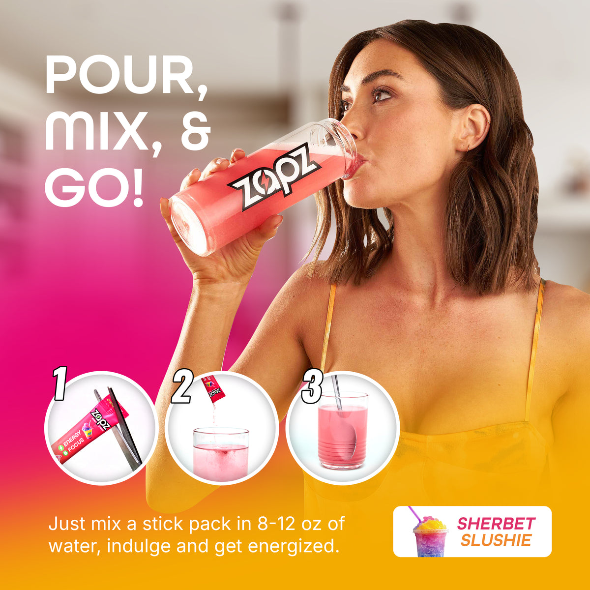 ZAPZ Sherbet Slushie Sticks Lifestyle 1