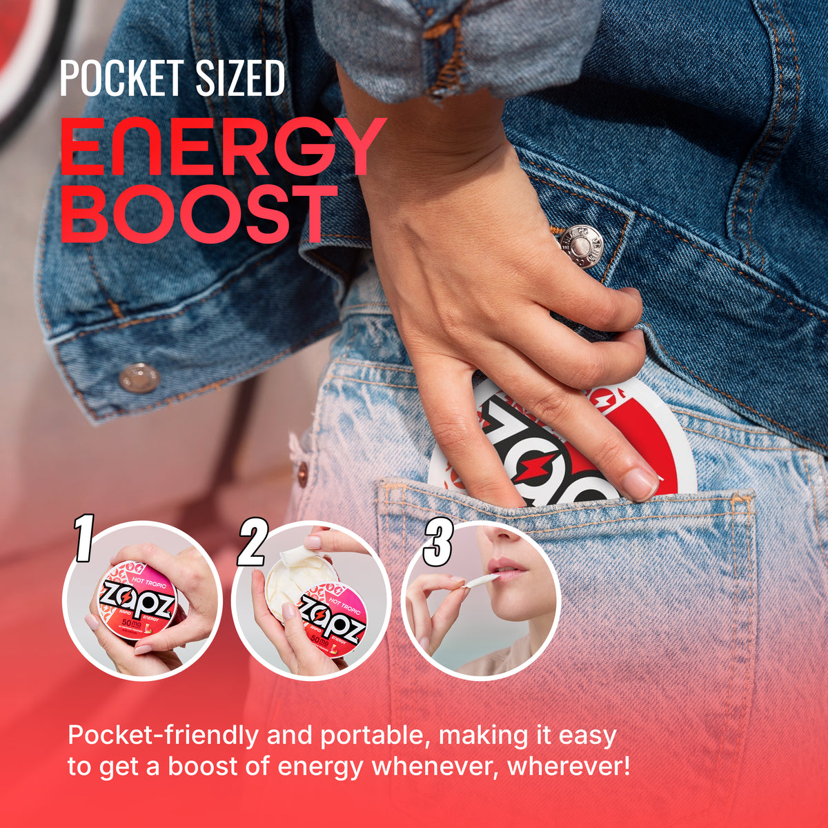 ZAPZ Peppermint Pouch Lifestyle 2