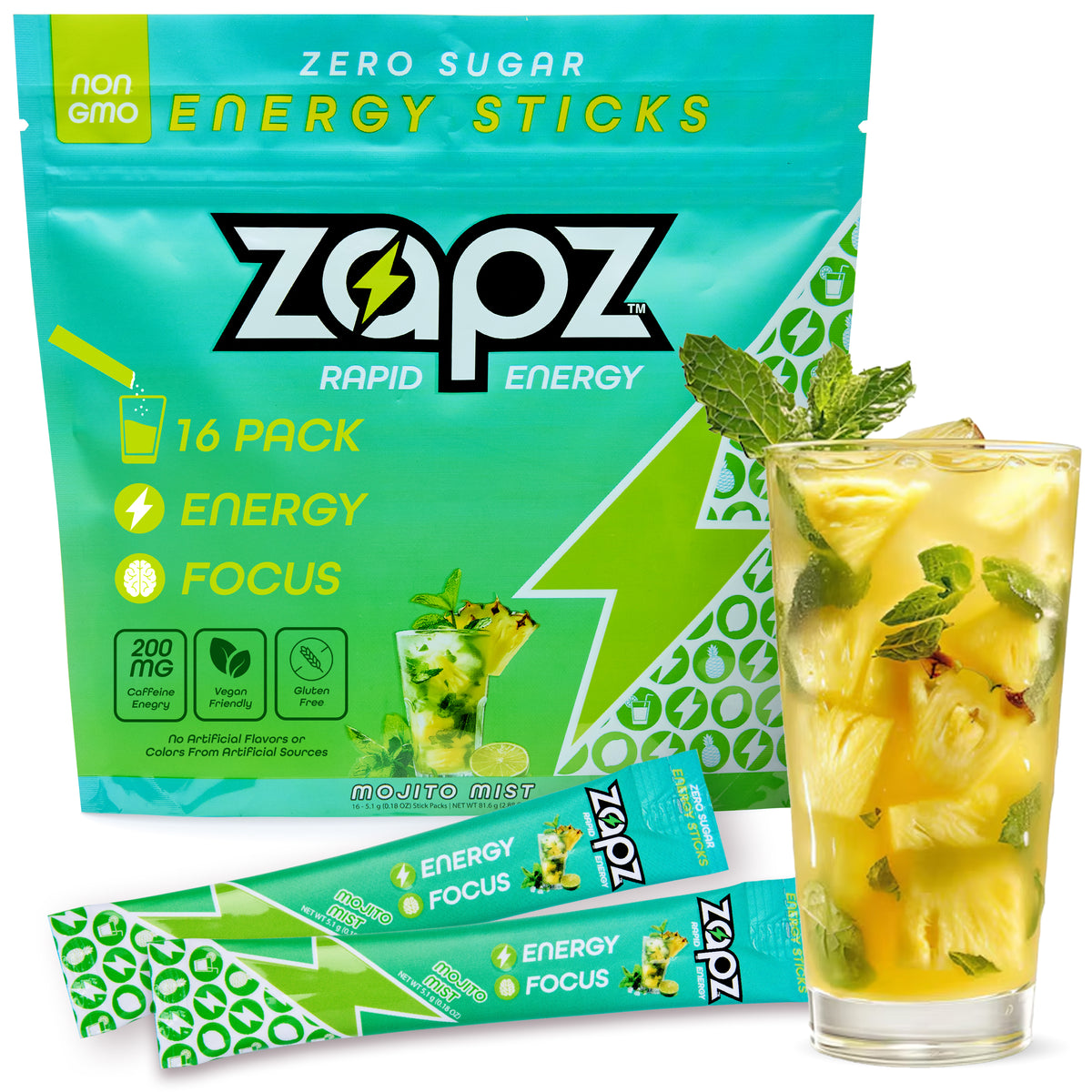 ZAPZ Mojito Mist Sticks 16 Pack